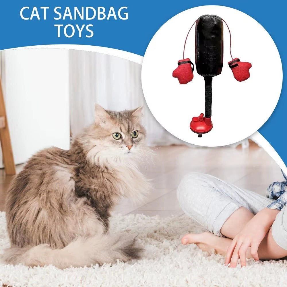 Tragbarer Katzen-Boxsack-Spielzeug