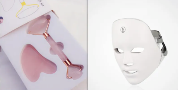 LED-Therapie-Gesichtsmaske zur Hautverjüngung