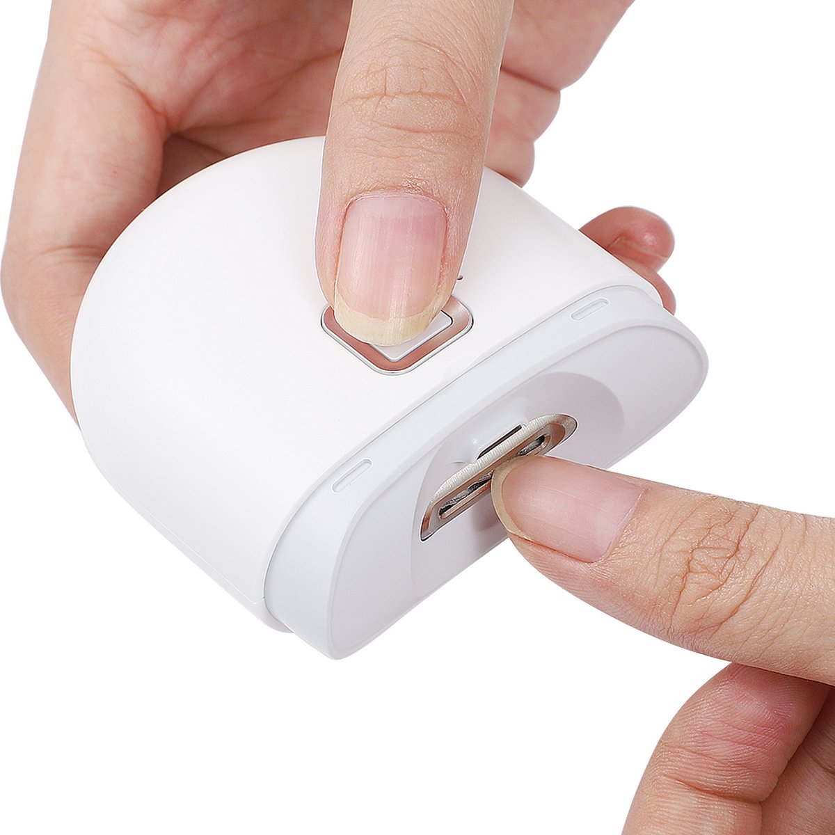 Coupe-ongles électrique avec polisseuse d'ongles lumineuse
