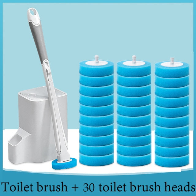 Brosse jetable pour toilettes
