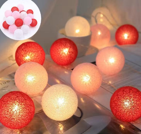 LED Baumwollfaden-Sternenlaternen