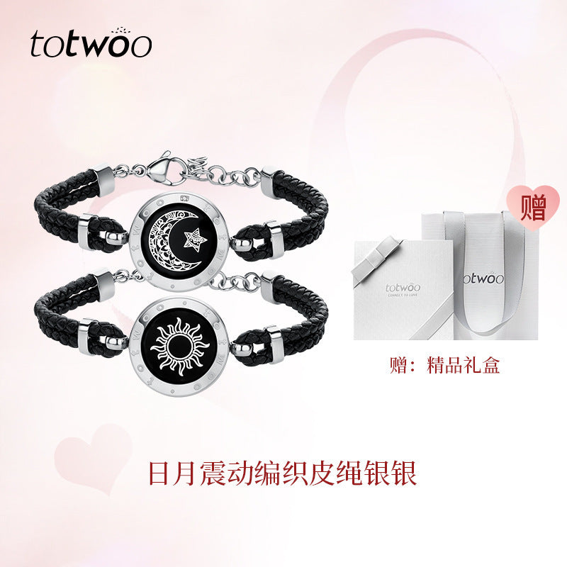 Bracelet intelligent Totwoo avec flash et vibration pour couples