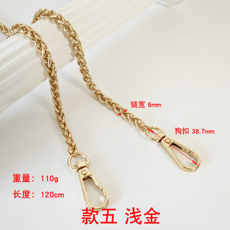 Metalltaschenkette mit gewebtem Schultergurt für DIY