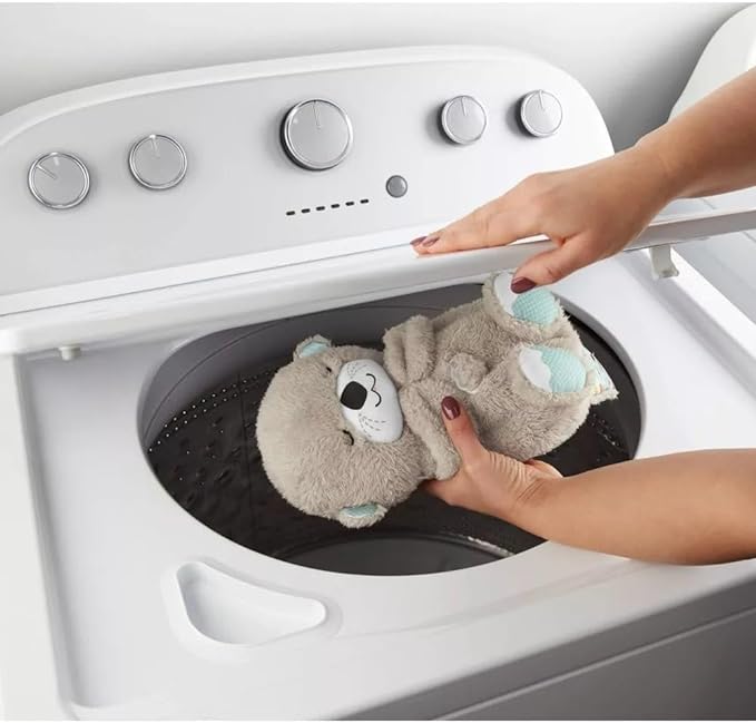 Soundmaschine Soothe 'n Snuggle Otter Tragbares Plüsch-Babyspielzeug mit sensorischen Details, Musik, Lichtern und rhythmischen Atembewegungen