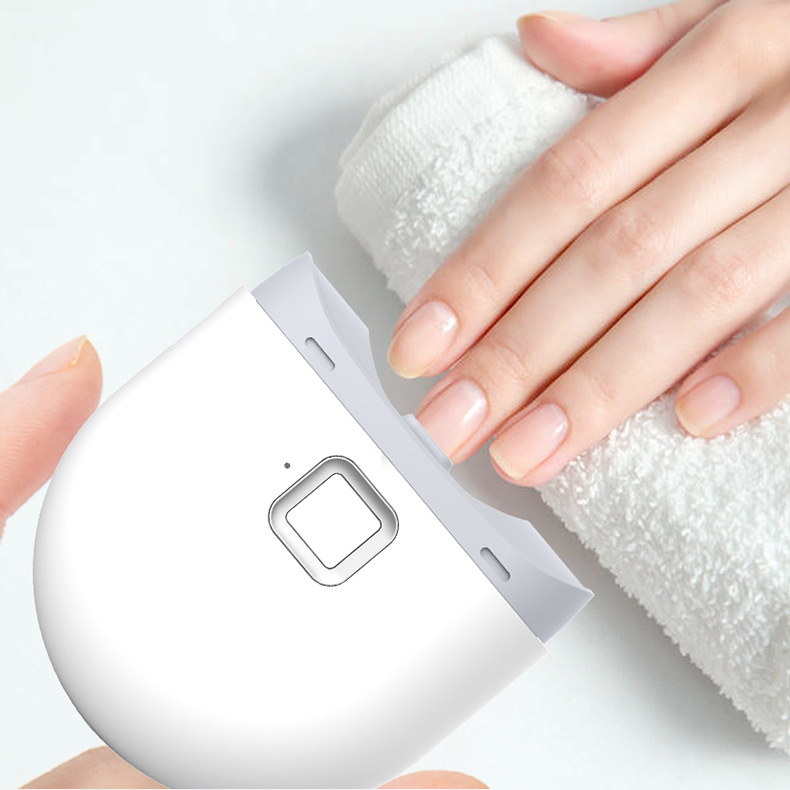 Coupe-ongles électrique avec polisseuse d'ongles lumineuse