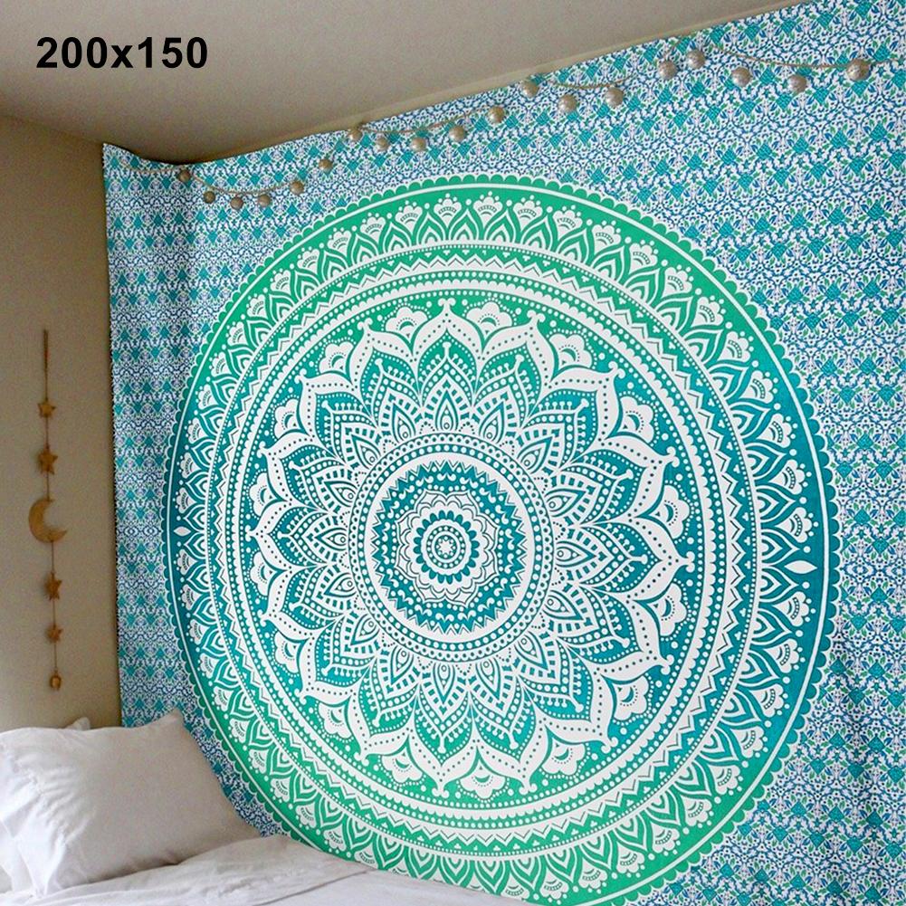 Böhmischer Mandala Wandteppich und Yogamatten-Deko
