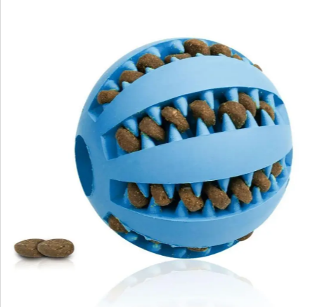 Interaktiver Gummi-Schleuderball für Hunde