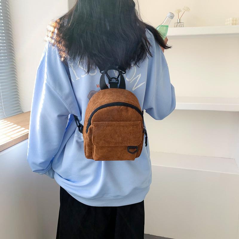 Chic Corduroy Commuter Backpack