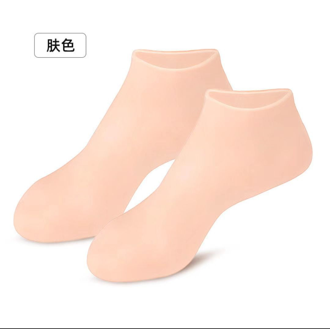 Gants et chaussettes hydratants protecteurs en silicone souple