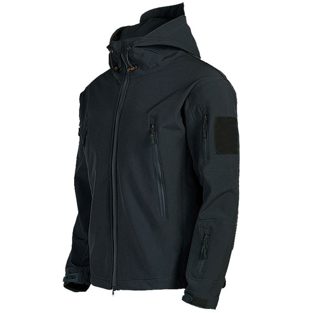 Veste d'extérieur tactique imperméable en peau de requin pour homme