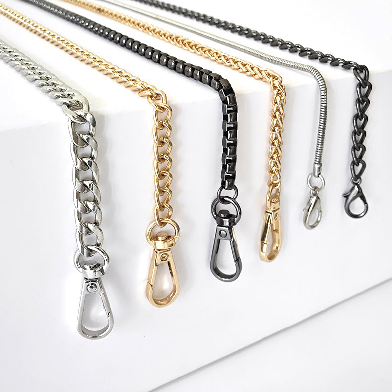 Metalltaschenkette mit gewebtem Schultergurt für DIY
