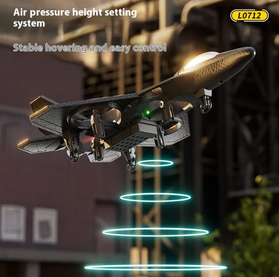 Avion de chasse RC en mousse légère pour enfants