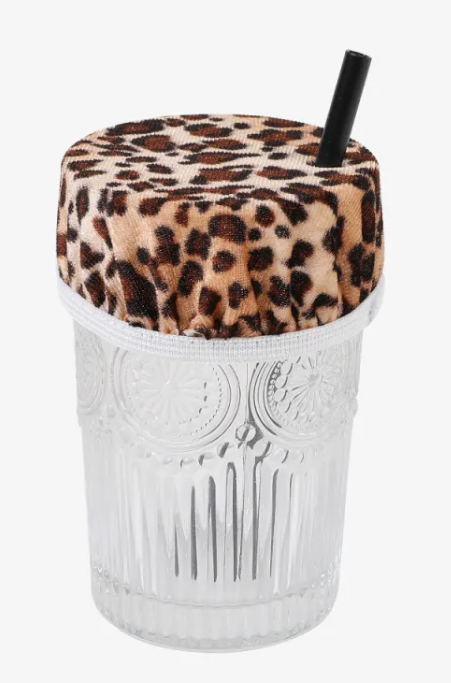 Couvercle de tasse avec bande élastique anti-poussière