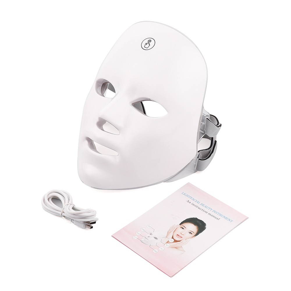 LED-Therapie-Gesichtsmaske zur Hautverjüngung