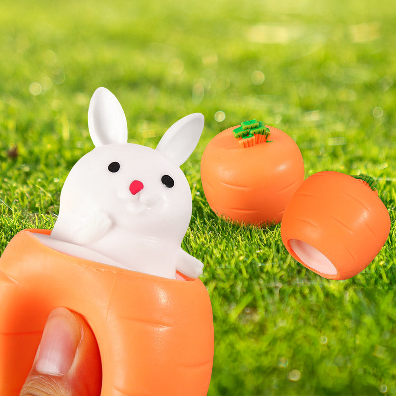 Jouet Anti-Stress Lapin Carotte Mignon