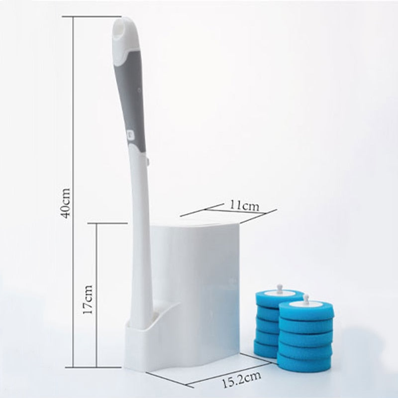 Brosse jetable pour toilettes