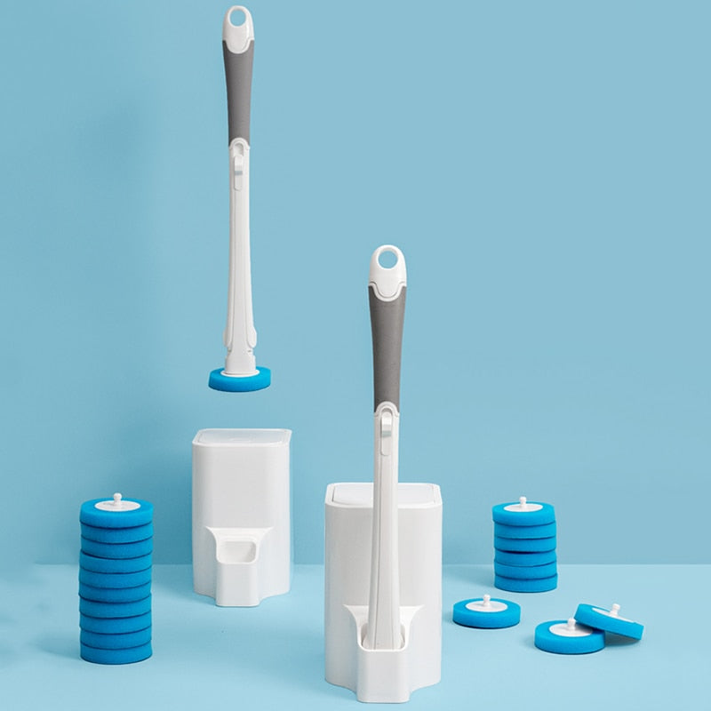 Brosse jetable pour toilettes