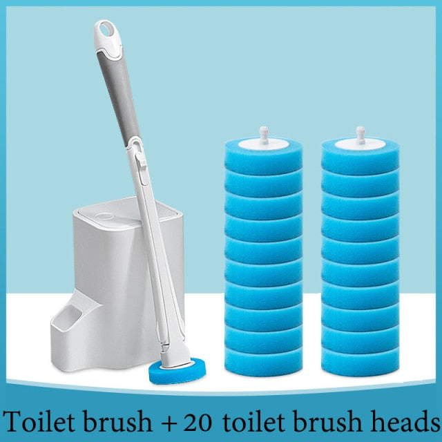 Brosse jetable pour toilettes