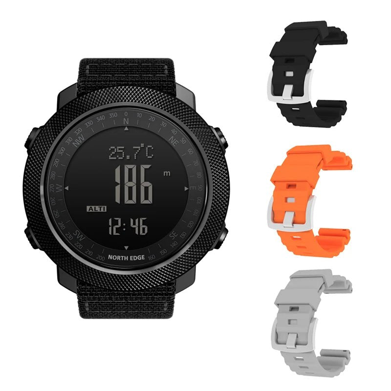 NORTH EDGE Men's Sport Digital Watch Hours Running Swimming Military Army Watches Altimeter Barometer Compass Waterproof 50m - Novli; Another thing you didn’t know you needed. ✨