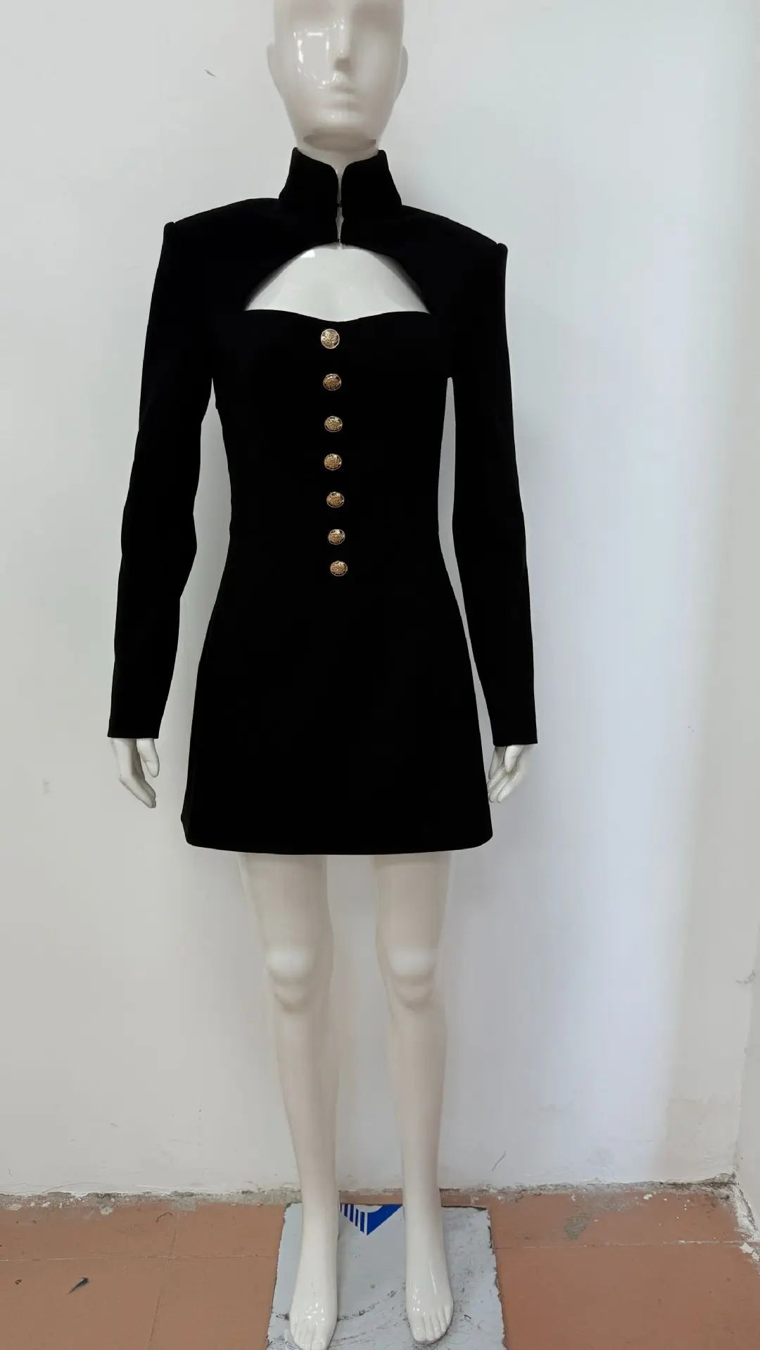 Burgundy Short Min Prom Dress Sexy Hollow Full Sleeve Women Suit 1 Pcs Blazer Cotton Party Gown Formal Office Lady Birthday Robe