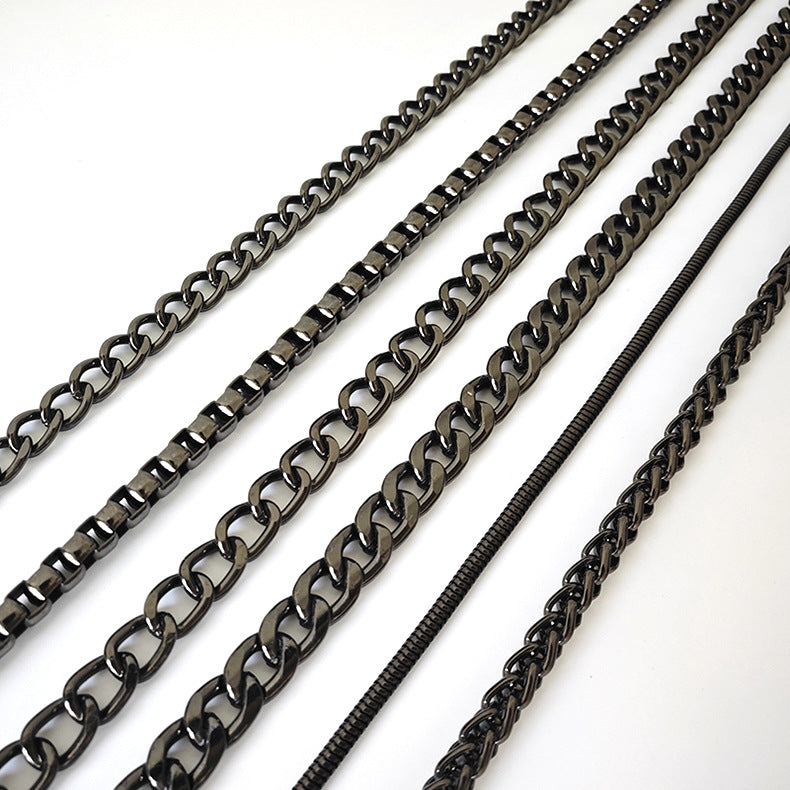 Metalltaschenkette mit gewebtem Schultergurt für DIY
