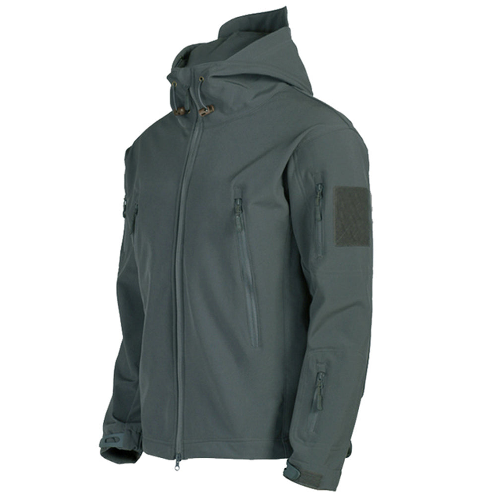 Veste d'extérieur tactique imperméable en peau de requin pour homme