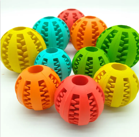 Interaktiver Gummi-Schleuderball für Hunde