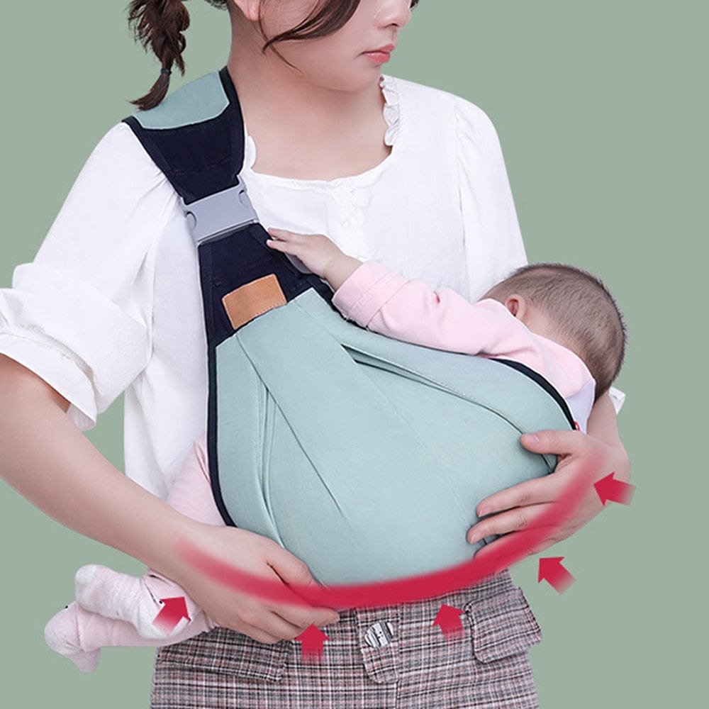 Écharpe de portage pour bébé à bandoulière