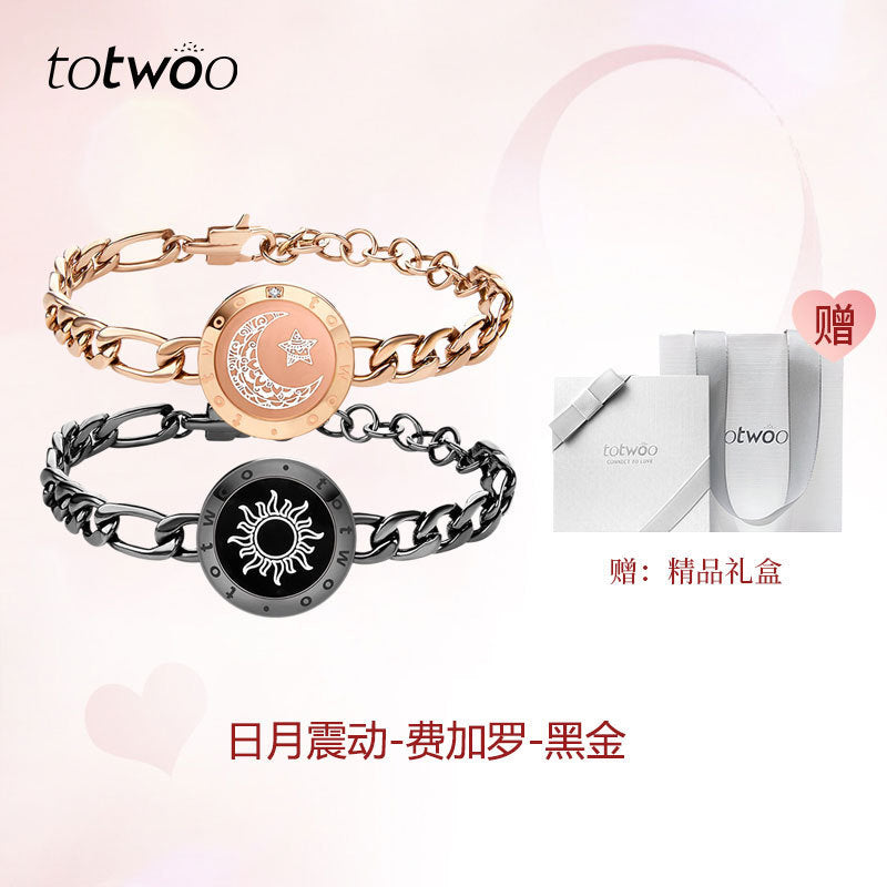 Bracelet intelligent Totwoo avec flash et vibration pour couples