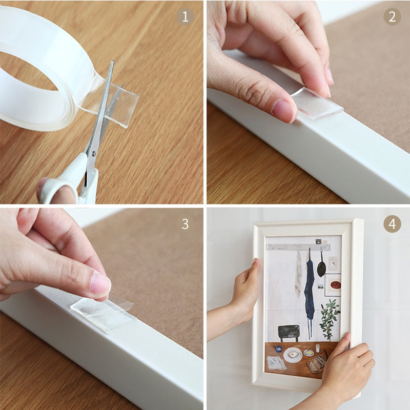 Nano Klebeband Doppelseitig Transparent