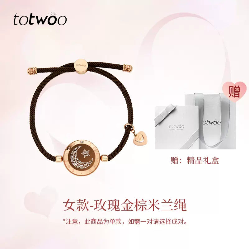 Bracelet intelligent Totwoo avec flash et vibration pour couples