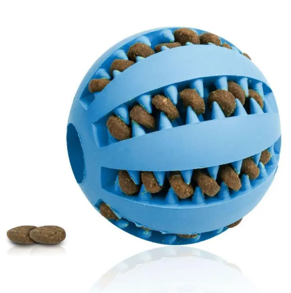 Interaktiver Gummi-Schleuderball für Hunde
