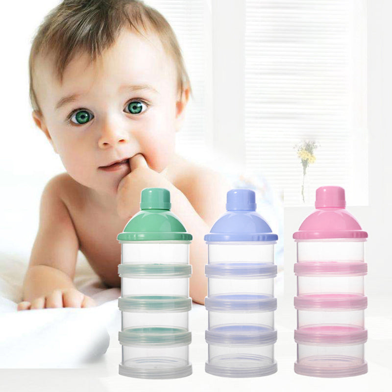 Boîte doseuse de lait en poudre portable à 4 compartiments Dora Baby