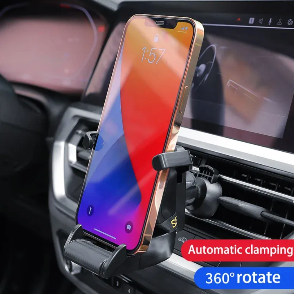 Rennsitz-Autotelefonhalterung – 360° drehbarer Lüftungsschlitz-Clip