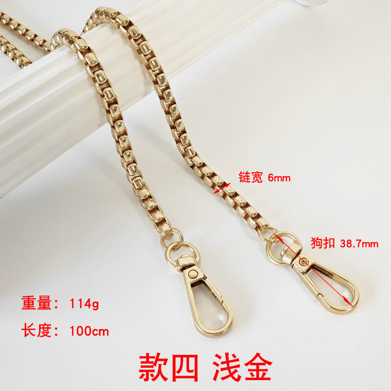 Metalltaschenkette mit gewebtem Schultergurt für DIY
