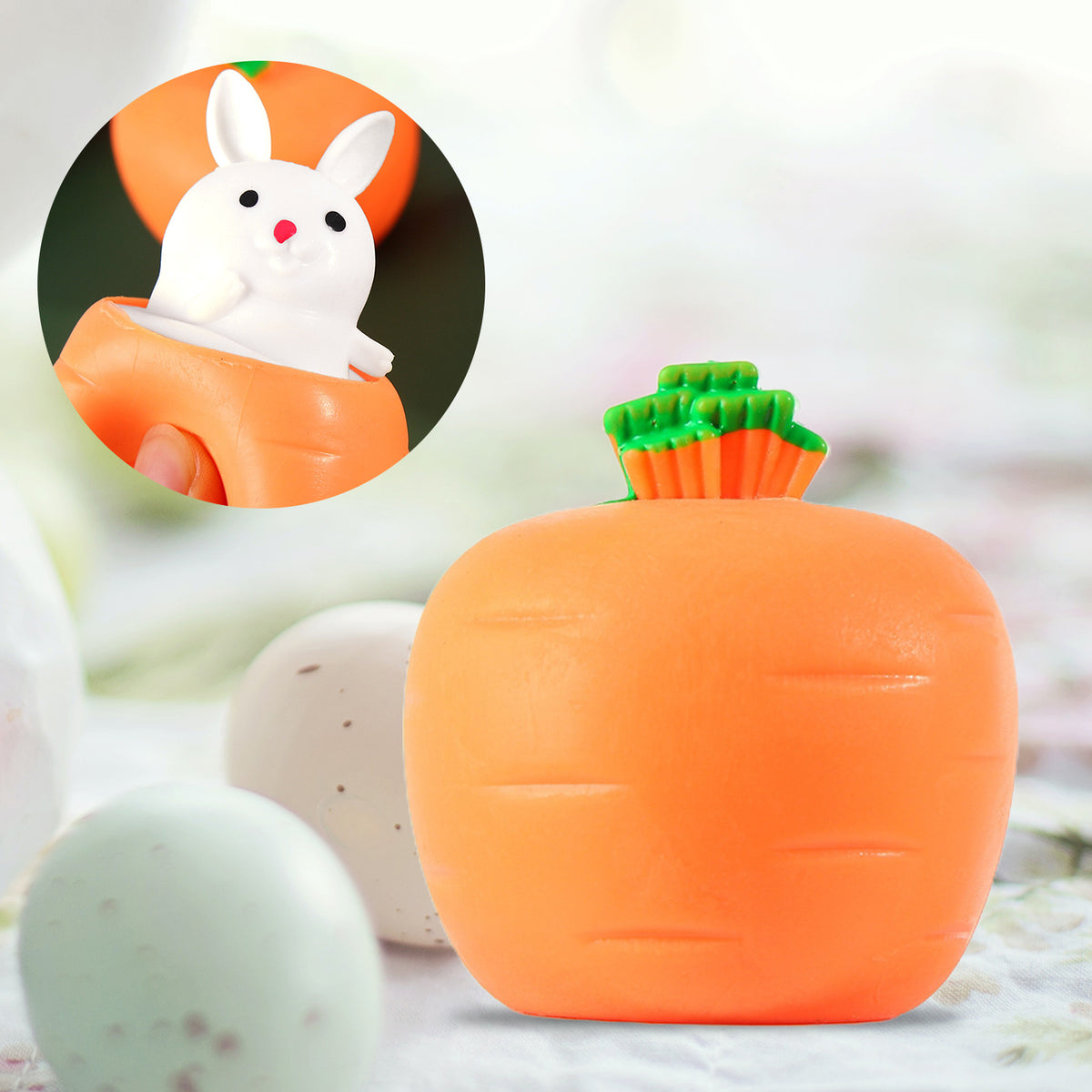 Jouet Anti-Stress Lapin Carotte Mignon