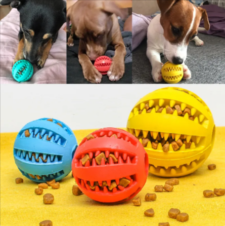 Interaktiver Gummi-Schleuderball für Hunde