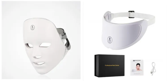 LED-Therapie-Gesichtsmaske zur Hautverjüngung