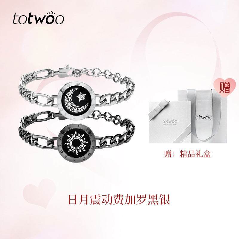 Bracelet intelligent Totwoo avec flash et vibration pour couples