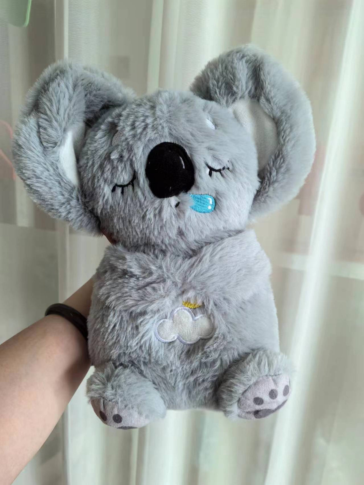 Soundmaschine Soothe 'n Snuggle Otter Tragbares Plüsch-Babyspielzeug mit sensorischen Details, Musik, Lichtern und rhythmischen Atembewegungen