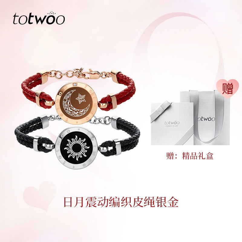 Bracelet intelligent Totwoo avec flash et vibration pour couples